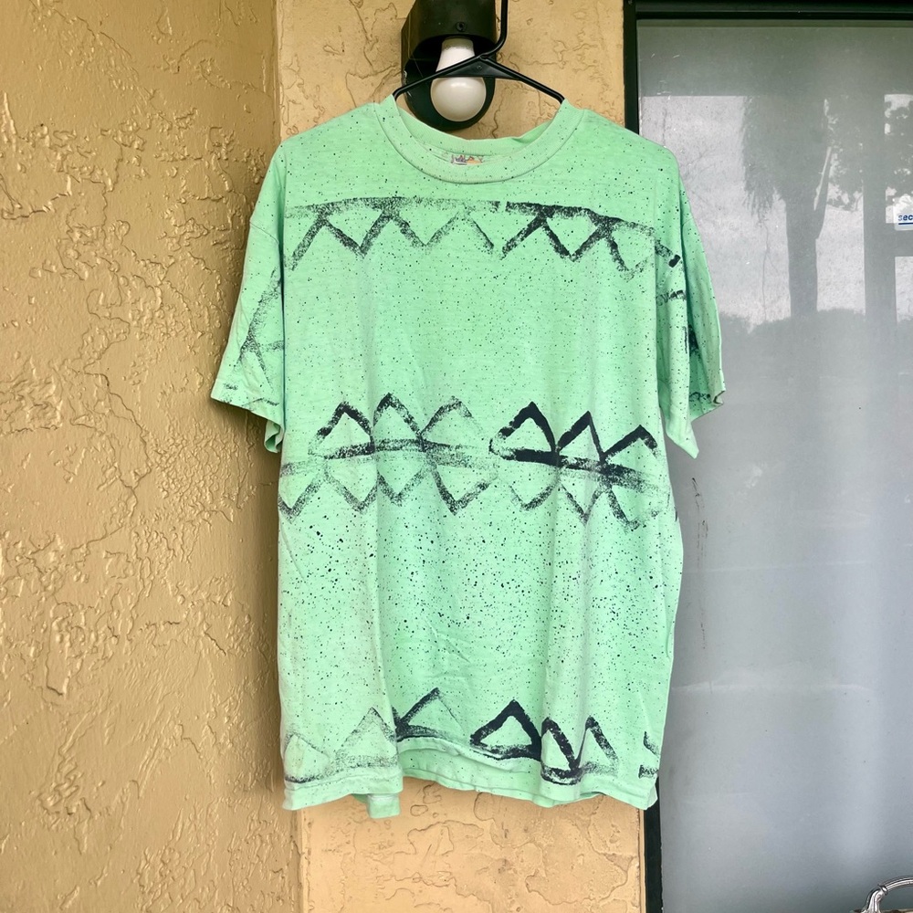 Vintage 80s Surfwear AOP T-shirt Large